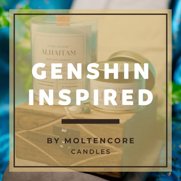 genshin inspired candles by moltencore candles