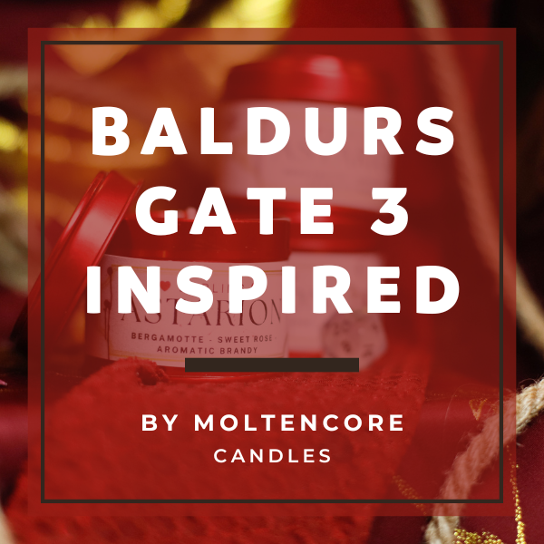 baldurs gate inspired candles by moltencore candles