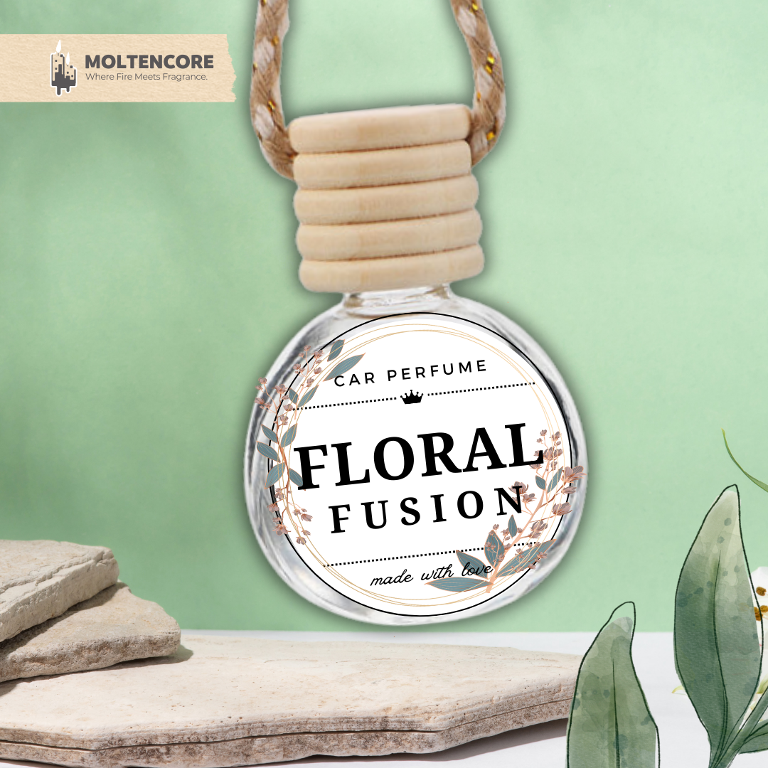 "Floral Fusion" CAR scents - CAR refreshener - diffuser