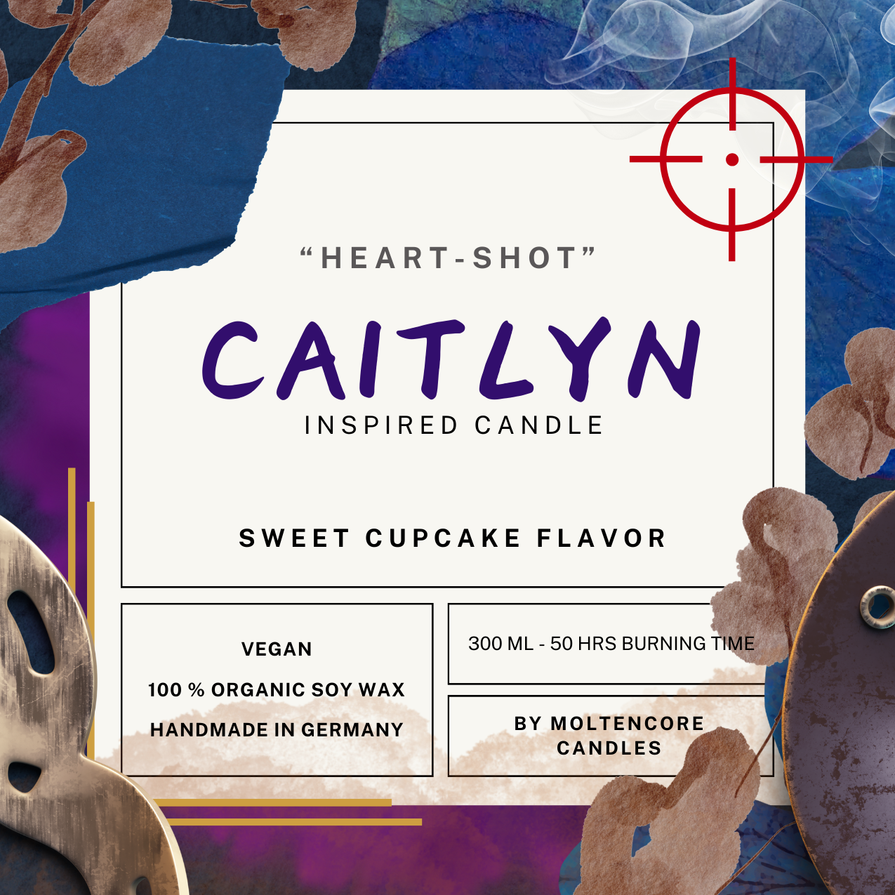 CAITLYN inspired candle - 'Heart-Shot' ARCANE inspired soy candle 300 ML