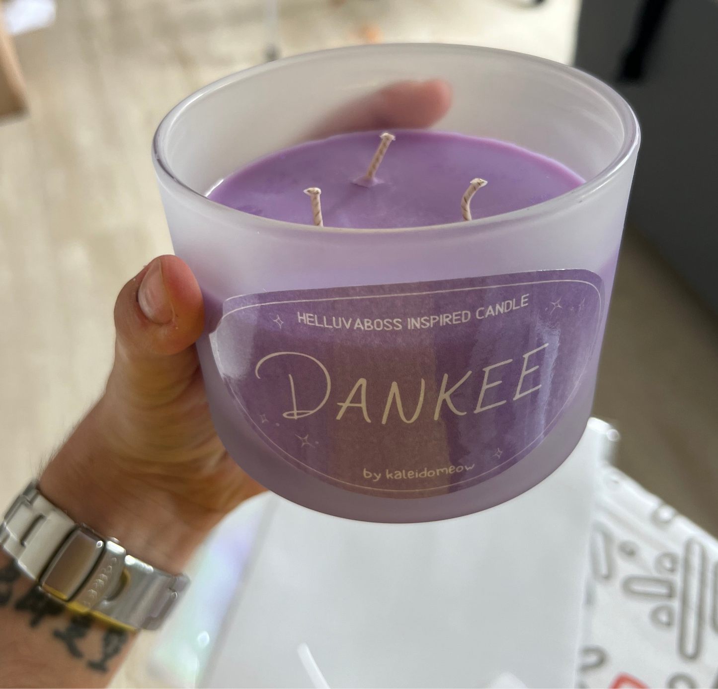 Limited BLITZO inspired candle „DANKEE“ - helluvaboss inspired Candle