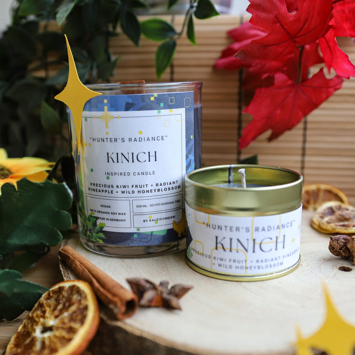 Kinich inspired candle - 'Hunter's Radiance' Genshin inspired scented candle 300 ML