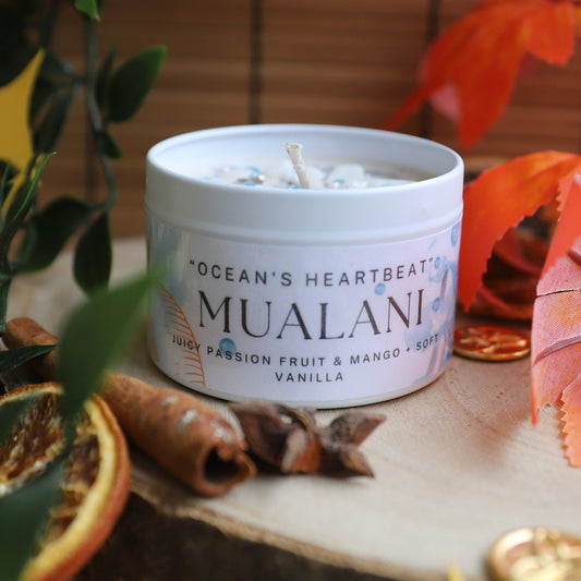 Mualani inspired candle - 'Ocean's Heartbeat' Genshin inspired scented candle 100 ML