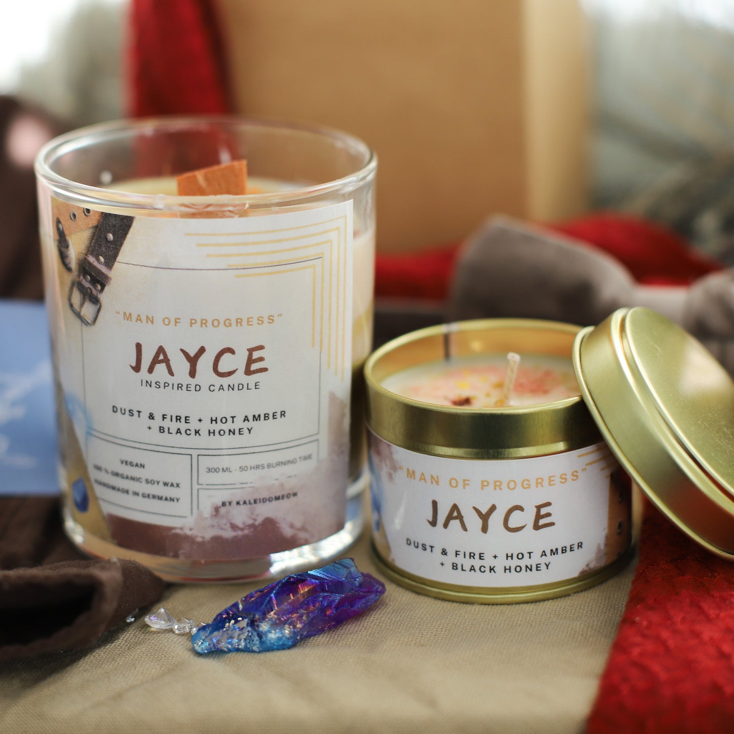 JAYCE inspired candle - 'Man of Progress' ARCANE inspired soy candle 100 ML