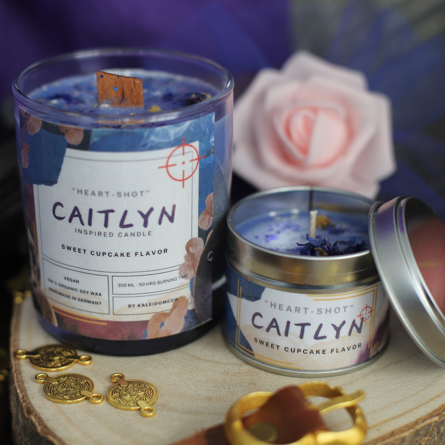 CAITLYN inspired candle - 'Heart-Shot' ARCANE inspired soy candle 300 ML