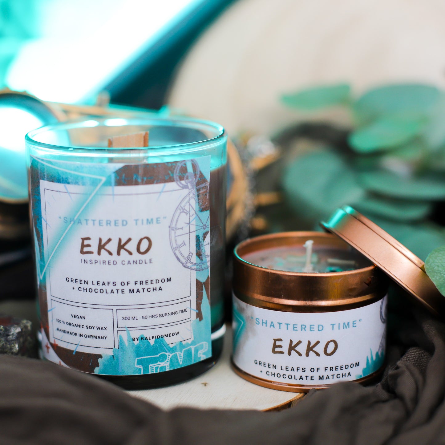 EKKO inspired candle - 'Shattered time' ARCANE inspired soy candle 300 ML