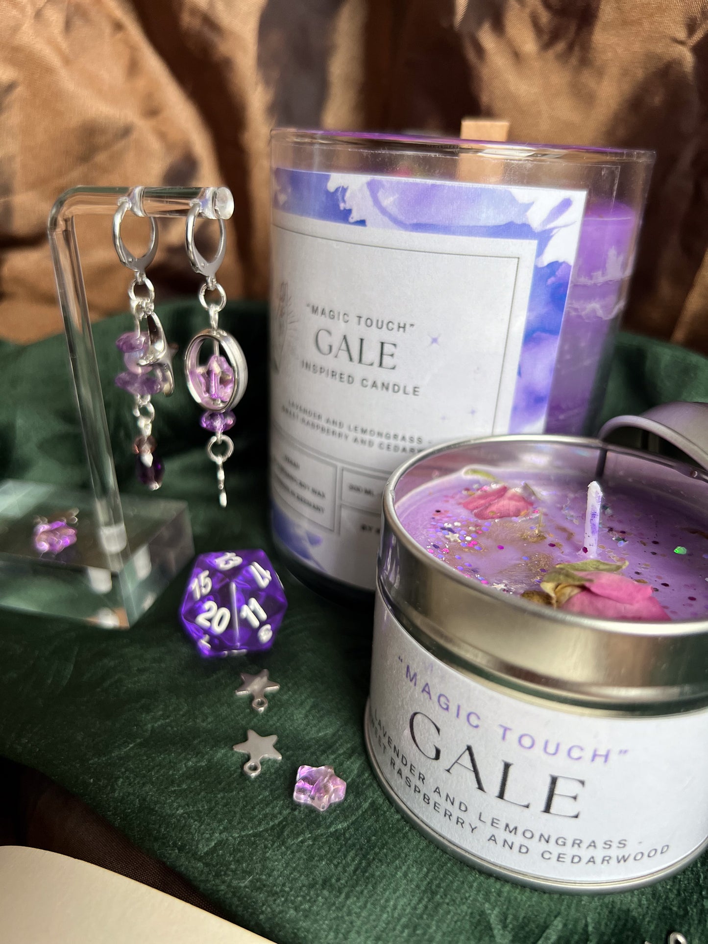 Gale inspired candle - 'Magic Touch' Baldurs Gate 3 inspired soy Candles 100ml