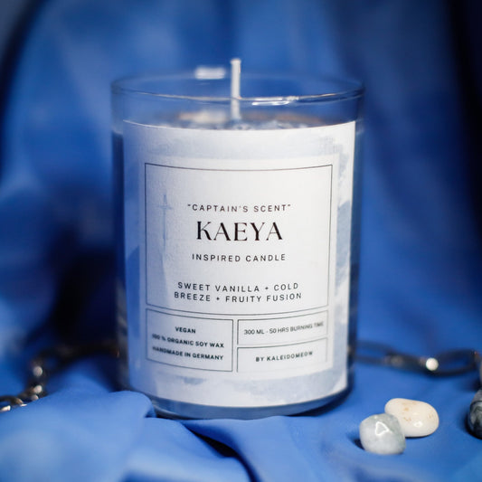 Kaeya inspired candle - 'Captain's Scent' Genshin Impact inspired Candle 300 ML