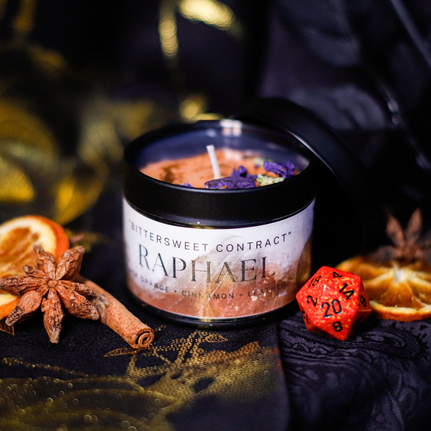 RAPHAEL inspired candle - 'Bittersweet Contract' Baldur's Gate 3 inspired soy candle 100 ML