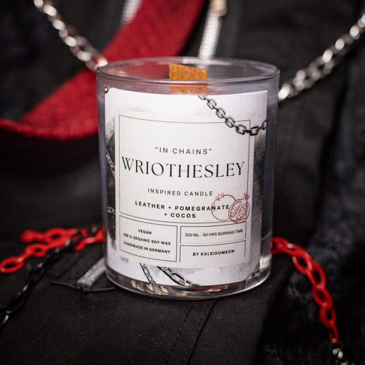 Wriothesley inspired candle - 'In Chains' Genshin inspired scented candle 300 ML