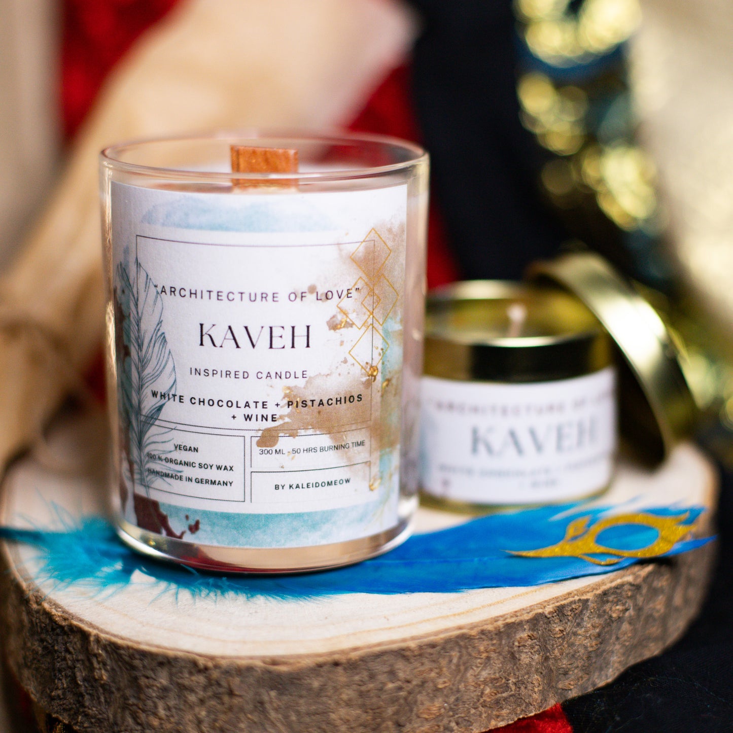 Kaveh inspired candle - 'Architecture of Love' Genshin inspired scented candle 300 ML