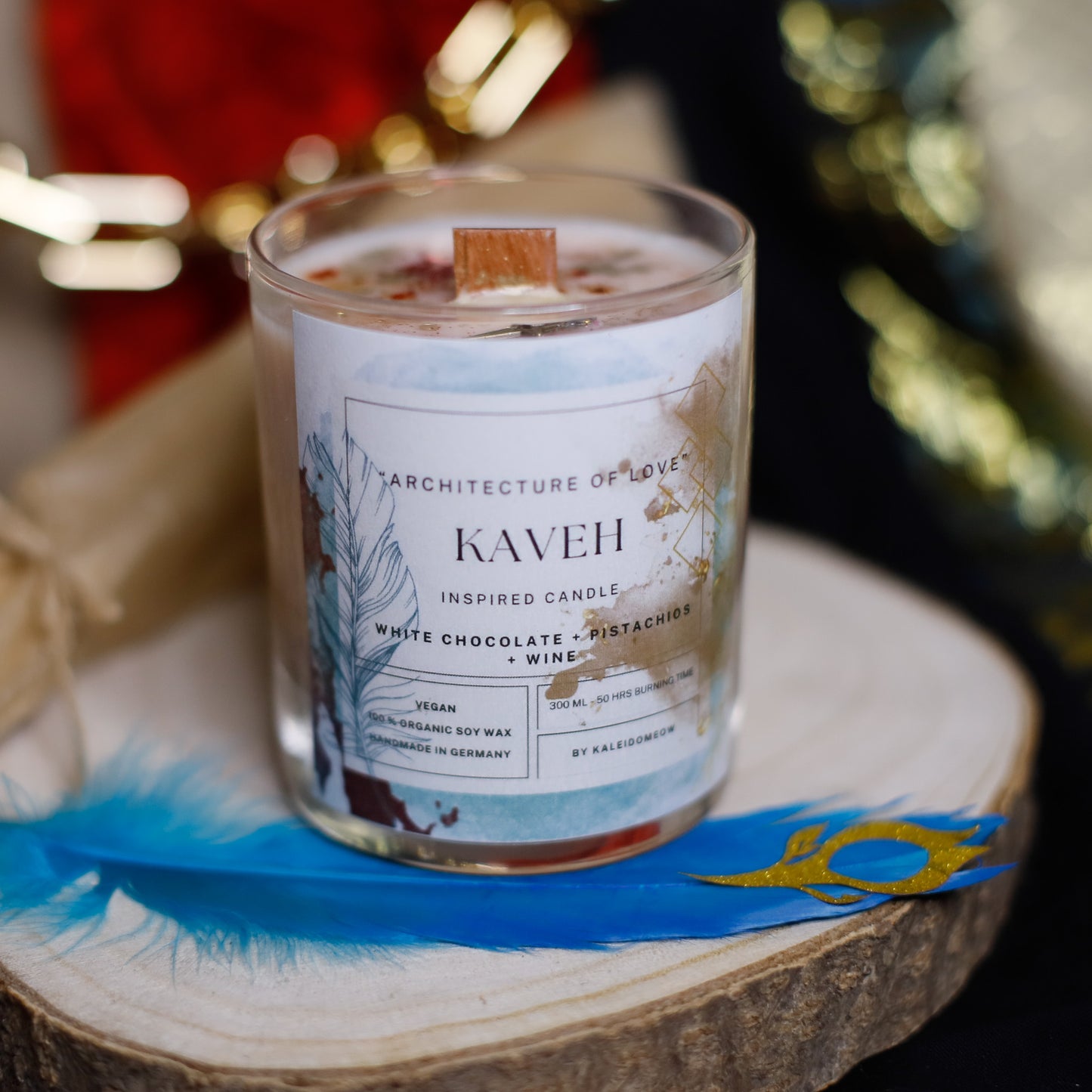 Kaveh inspired candle - 'Architecture of Love' Genshin inspired scented candle 300 ML