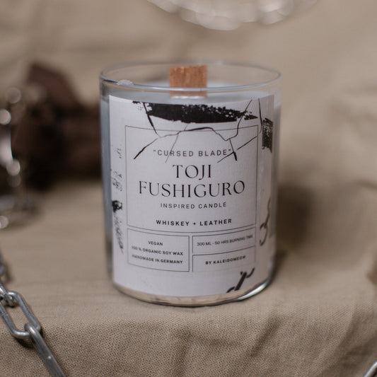 Toji Fushiguro inspired candle - 'Cursed Blade' Jujutsu kaisen inspired soy candle 300 ML