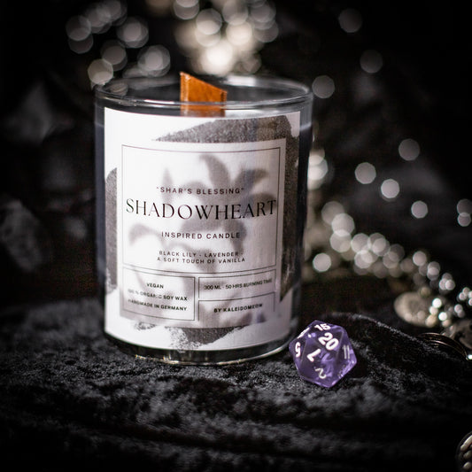 Shadowheart inspired candle - 'Shar's Blessing' Baldurs Gate 3 inspired soy Candles 300ml