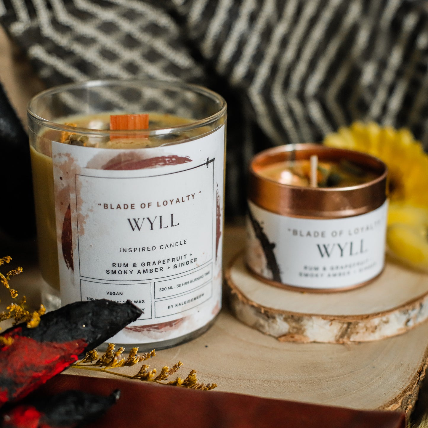 WYLL inspired scented candle - 'Blade of Loyalty' Baldur's Gate 3 inspired soy candle 100 ML