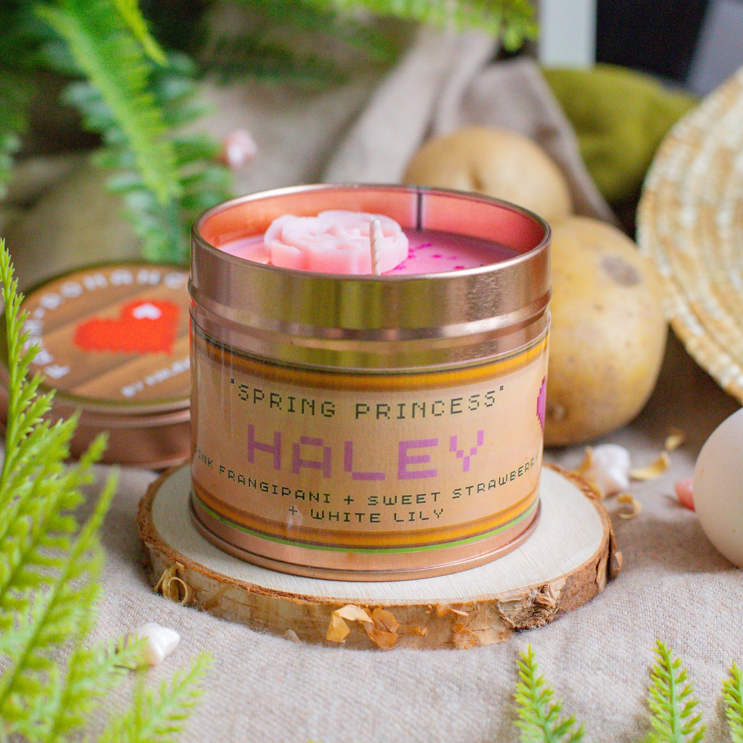 Haley inspired candle - 'Spring Princess' Stardew Valley inspired soy Candles 250 ML