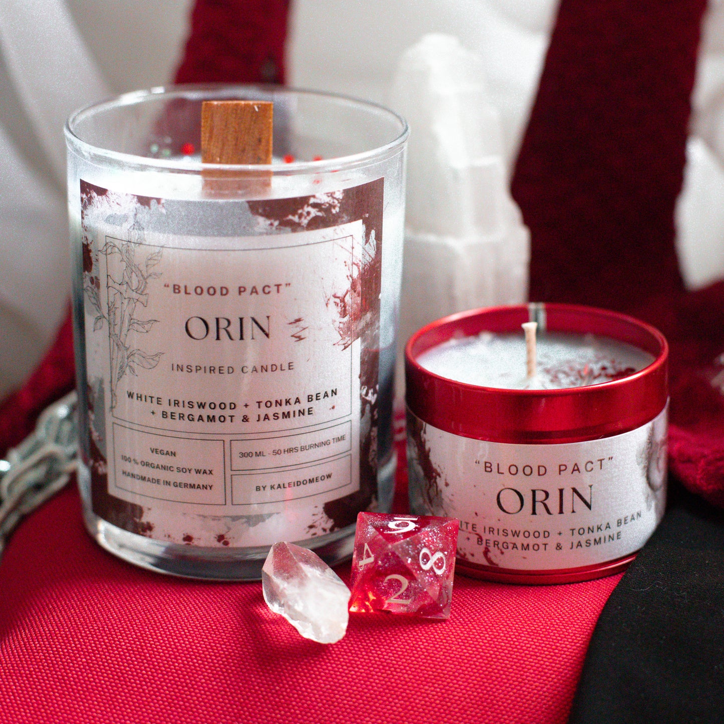 Orin inspired candle - 'Blood Pact' Baldurs Gate 3 inspired soy Candles 300 ML