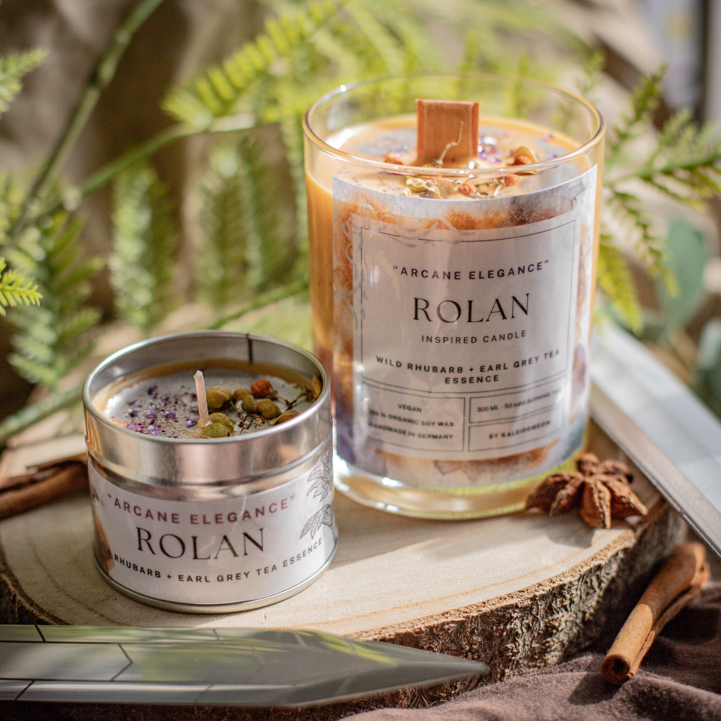 ROLAN inspired scented candle - 'Arcane Elegance' Baldur's Gate 3 inspired soy candle 100 ML