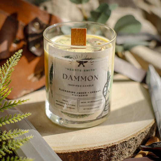 DAMMON inspired scented candle - 'Hearts-Smith' Baldur's Gate 3 inspired soy candle 300 ML