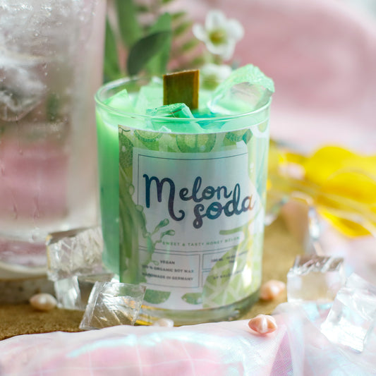 Melon Soda - Delicious Drinks inspired soy candle 300 ML