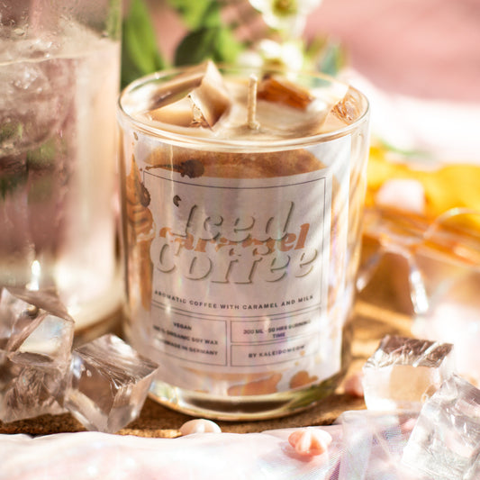 Iced Caramel Coffee - Delicious Drinks inspired soy candle 300 ML