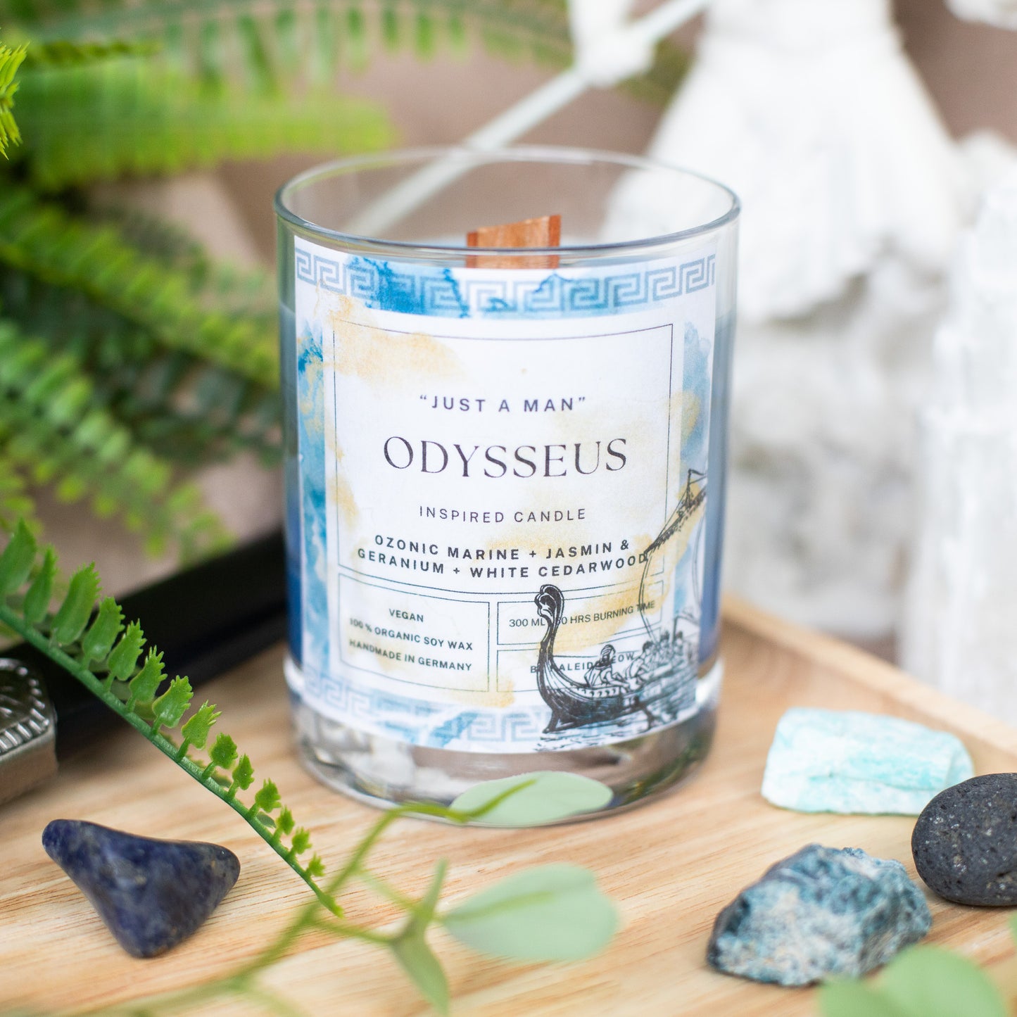 ODYSSEUS inspired scented candle - 'EPIC' inspired soy candle 300 ML