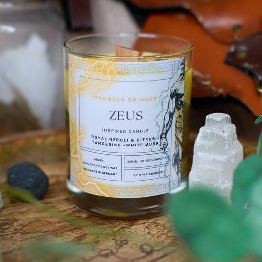 Zeus inspired scented candle - 'EPIC' inspired soy candle 300 ML