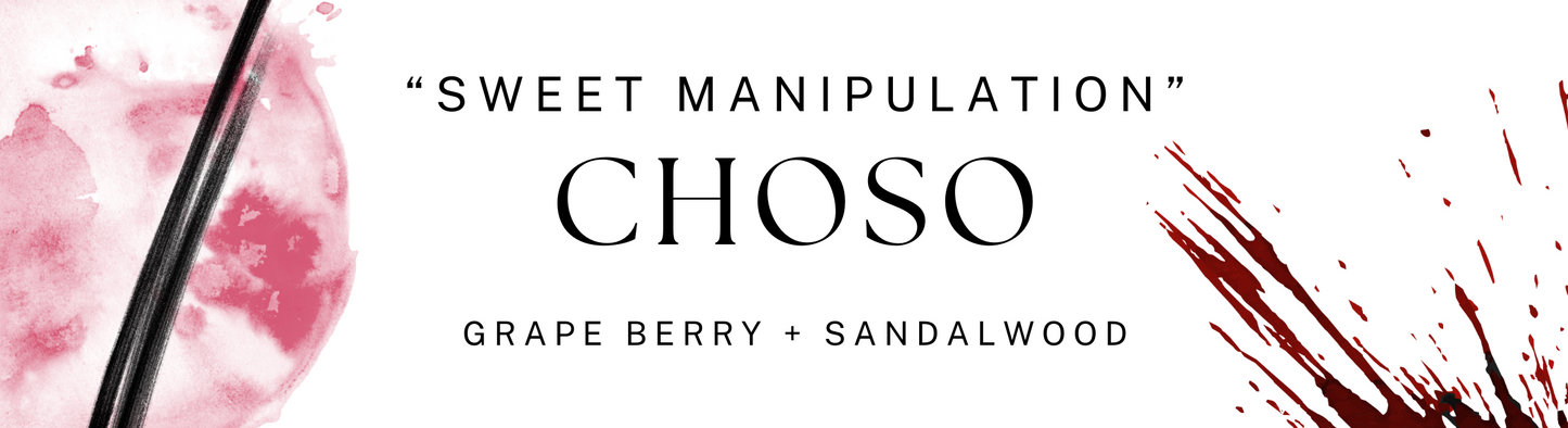 Choso inspired candle - 'Sweet Manipulation' Jujutsu kaisen inspired soy candle 100 ML