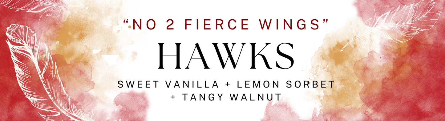 HAWKS inspired candle - 'No 2 Fierce Wings' My Hero Academia inspired soy candle 100 ML